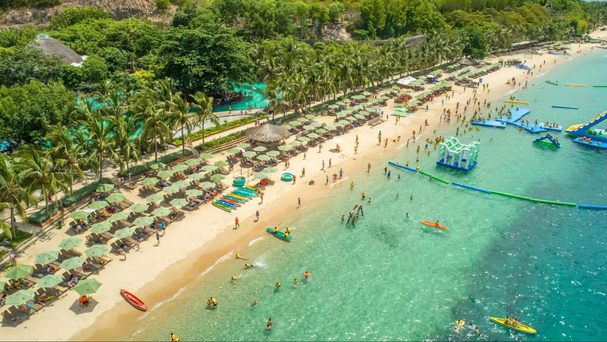 Hon Tam Beach offers pristine beauty and tranquility